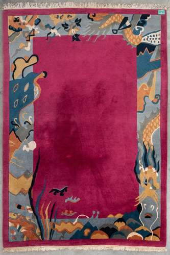 Nini Ferrucci, a carpet. Circa 1980. (D:293 x W:200 cm)