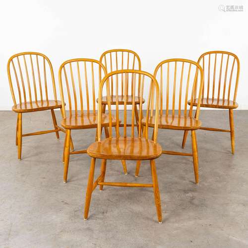 Bengt AKERBLOM & Gunnar EKLOF (XX) 6 Chairs (D:52 x W:47...