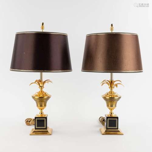 A pair of table lamps, Hollywood Regency style. 20th C. (H:5...