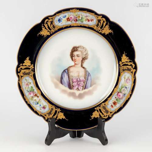 A display plate 'Madame de Pompadour' probably made in the U...