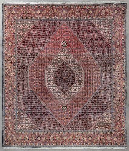 An Oriental hand-made carpet, Bidjar. (D:291 x W:248 cm)