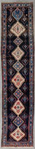 An antique Oriental carpet, runner, Hamadan, Iran. (D:500 x ...