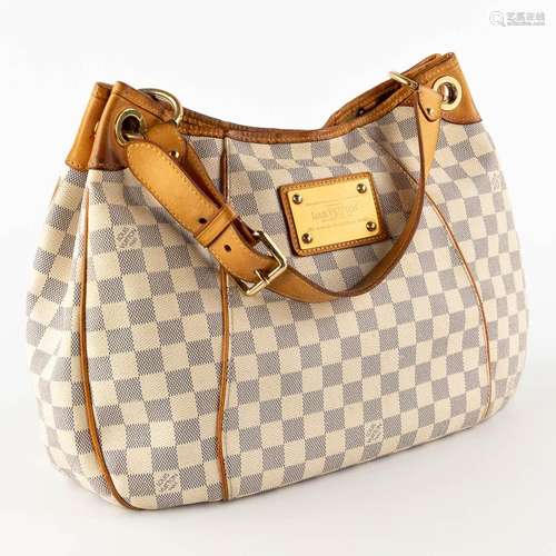 Louis Vuitton, Galleria, a handbag made of Damier Azur. (W:3...