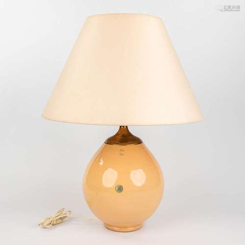 BIOT, a table lamp, glazed ceramics. 20th C. (H:52 x D:32 cm...