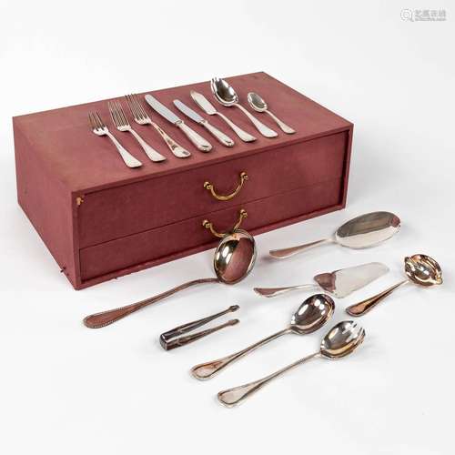 Vanstahl, a 103-piece silver-plated cutlery. Model Perles an...