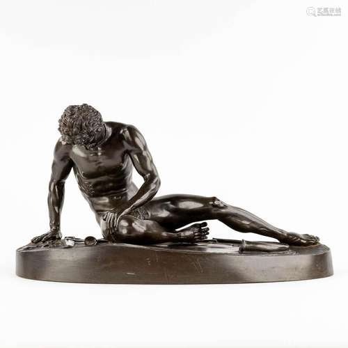 After an antique statue 'The Dying Gaul' patinated bronze. 1...