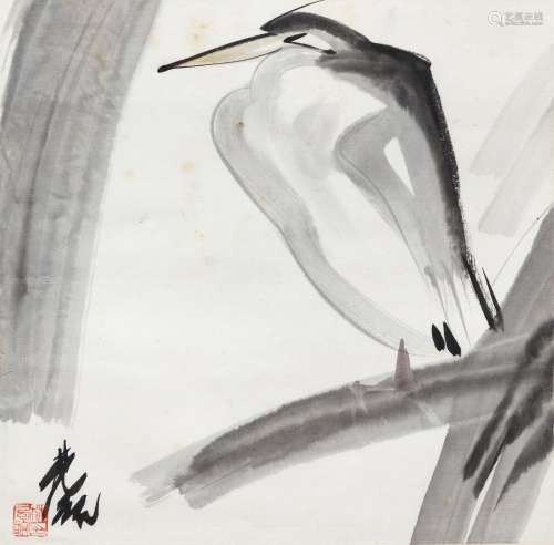 <br />
Lin Fengmian (1900-1991), Kingfisher | 林風眠 (1900-1...