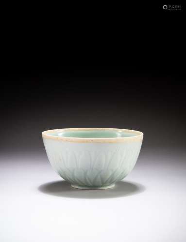 <br />
A rare Qingbai ‘lotus’ bowl, Song dynasty | 宋 青白釉...