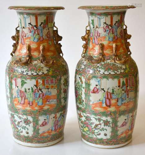 Cina coppia di vasi in porcellana    China pair of porcelain...