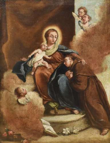 \"Madonna in trono con Sant\'Antonio da Padova\"  ...