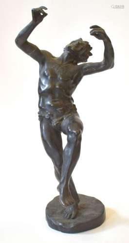 scultura in bronzo raff.satiro danzante    bronze sculpture ...