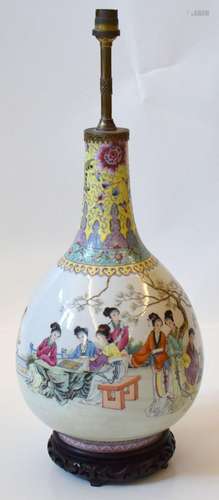 Cina vaso in porcellana dipinto con    China porcelain vase ...