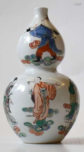 Cina vaso in porcellana a zucca    China porcelain gourd vas...