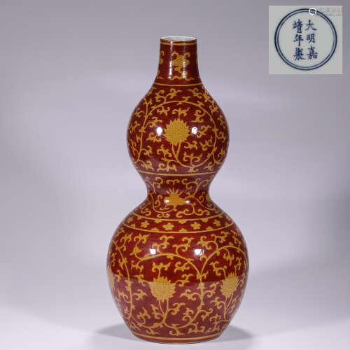 明代瓷葫蘆瓶