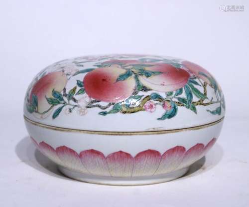 Pastel longevity peach lid box