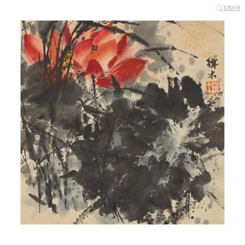 QUATRE PEINTURES D'ARTISTES DIVERS Qiu Jimu (nee 1943), ...