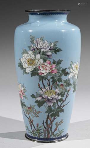 Vase en émaux cloisonnés,  Japon, ère Meiji (1868-1912)  De ...