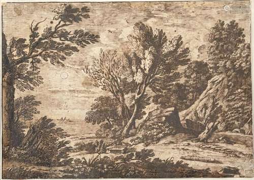 Crecenzo ONOFRIO (Rome 1634-Florence 1698)
Paysage au c