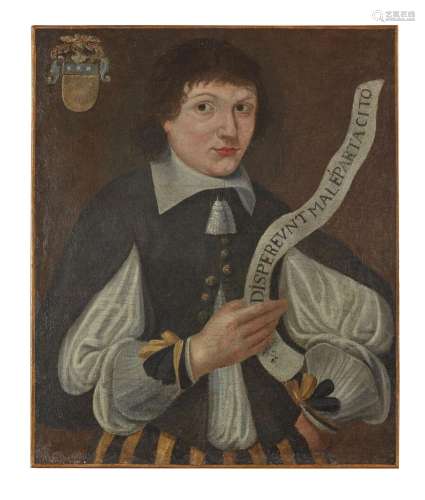 École française du XVIIe siècle
Portrait d'homme, armoi