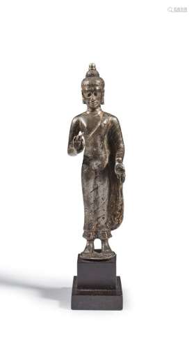THAILANDE - Période DVARAVATI, IXe siècle
Bouddha en br