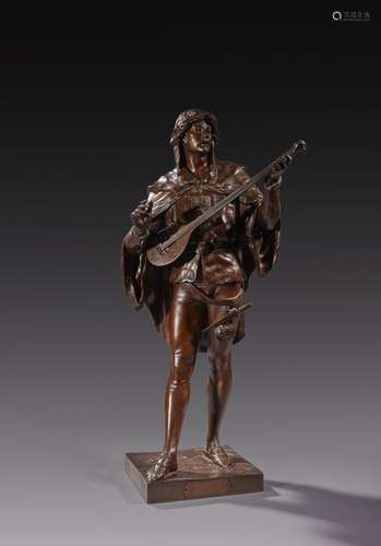 Émile PICAULT (1839-1915)
Joueur de mandoline
Bronze d'