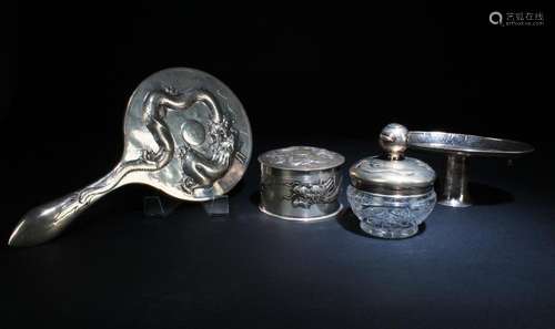 FOUR SILVERWARES