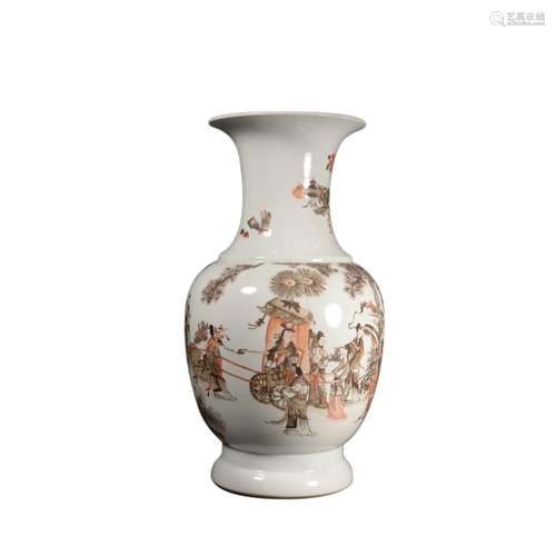 A GRISAILLE IMMORTALS VASE