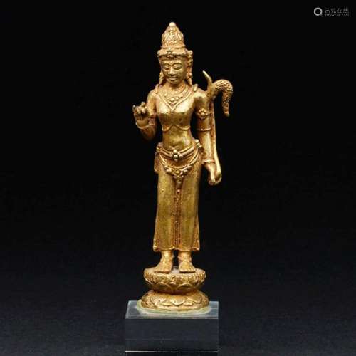 Alte Figur der Dewi Sri, Indonesien, Majapahit, Anfang 16. J...