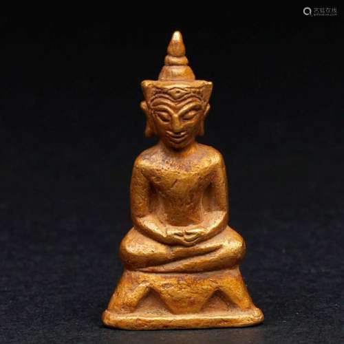 Miniatur Buddha, Thailand, wohl 17. Jahrhundert