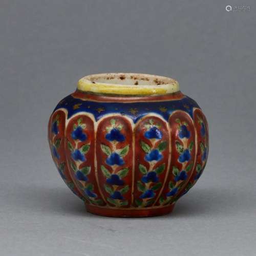 Kleiner Wasserbehälter / kleine Vase, China, Qing Dynastie, ...