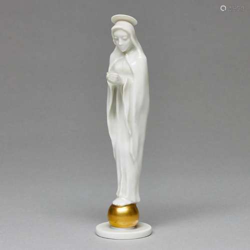 Madonna auf Goldkugel - Fritz Heidenreich. Rosenthal ab 1957...