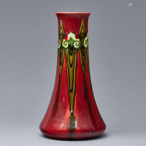 Vase Calla-Lilien-Blüten - Minton Secessionist Ware. Minton,...