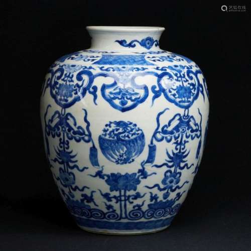 Alte Vase / Weinkrug, China, Qing Dynastie, um 1700 (Kangxi)