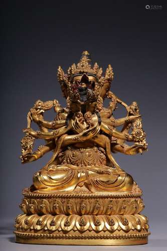 Gilt Copper Dense Vajra