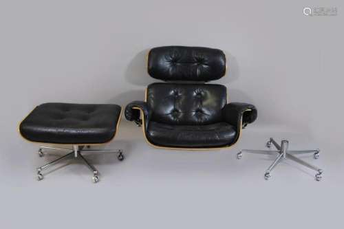 Eames Lounge Chair mit Ottomane