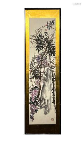 Wu Changshuo's picture of wisteria