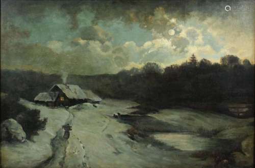 Krug Wilhelm, winterliche Landschaft,