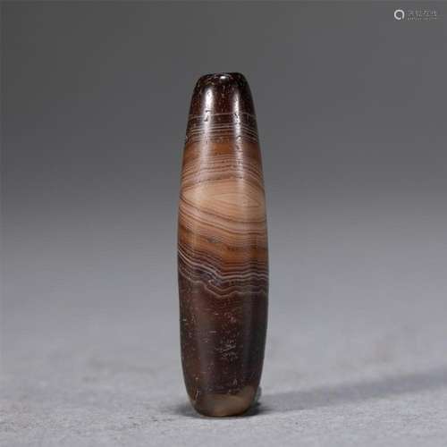 A TIBETAN DZI BEAD