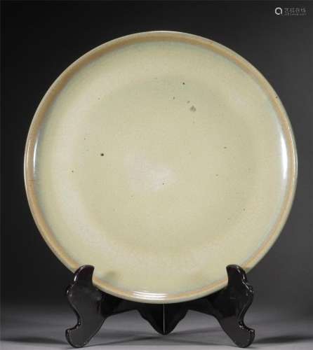 A CHINESE JUN-WARE PLATE