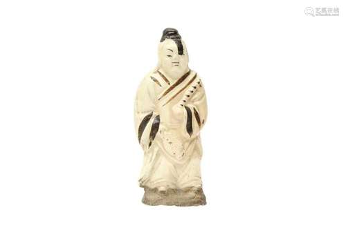 A CHINESE CIZHOU FIGURE 明 磁州窰人物像