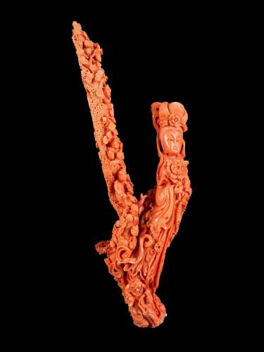 A CARVED CORAL