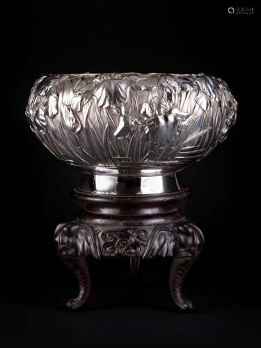 LARGE SILVER BOWL