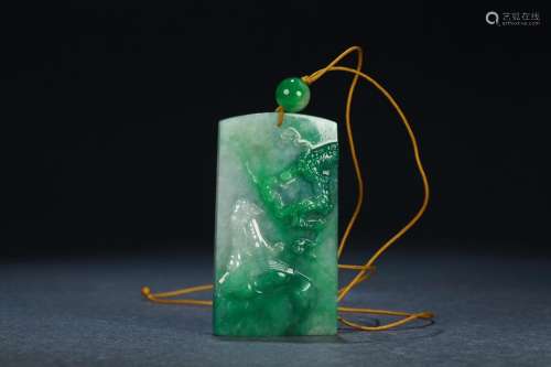 The stories of old Tibet: jade brandSize: 3.4 cm wide and 0....