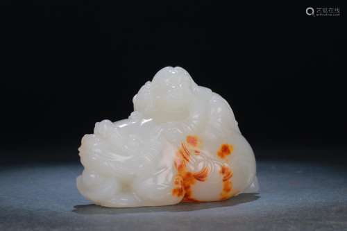 : hetian jade bang spittor furnishing articlesSize: length 8...