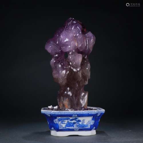 amethyst lulutong furnishing articlesSize: 17 cm high 33 cm ...