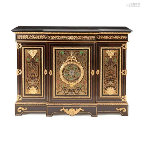 AN IMPORTANT BOULLE CABINET