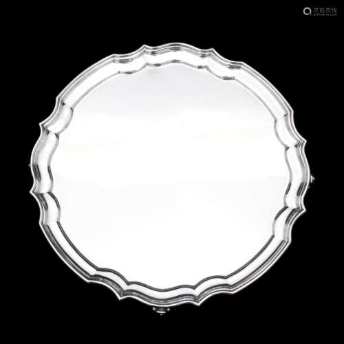 A GEORGE II STYLE SALVER