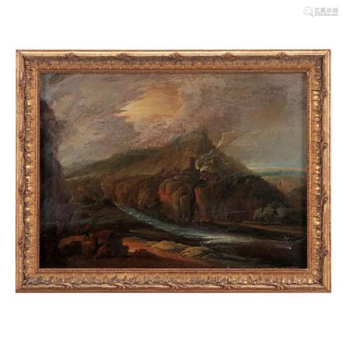 attributable to LUCAS VAN UDEN (1595-1672), LANDSCAPE WITH F...