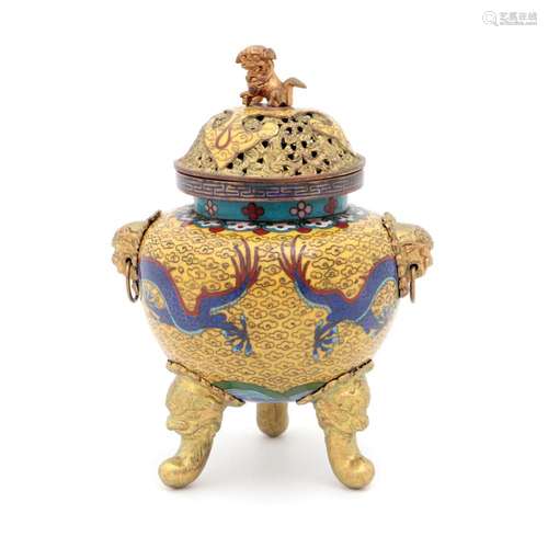 AN ORIENTAL INCENSE BURNER