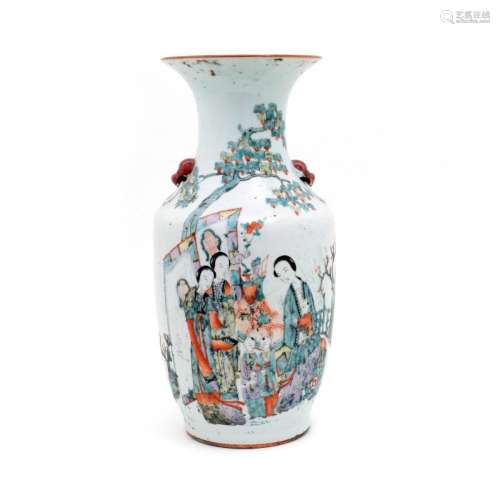 AN ORIENTAL VASE